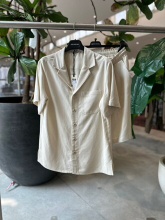 Pánska košeľa BEIGE