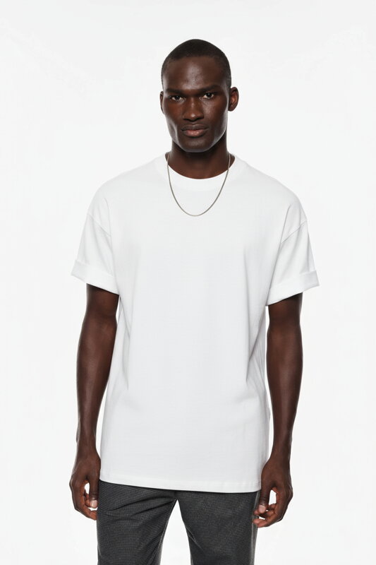 Pánske basic tričko - White