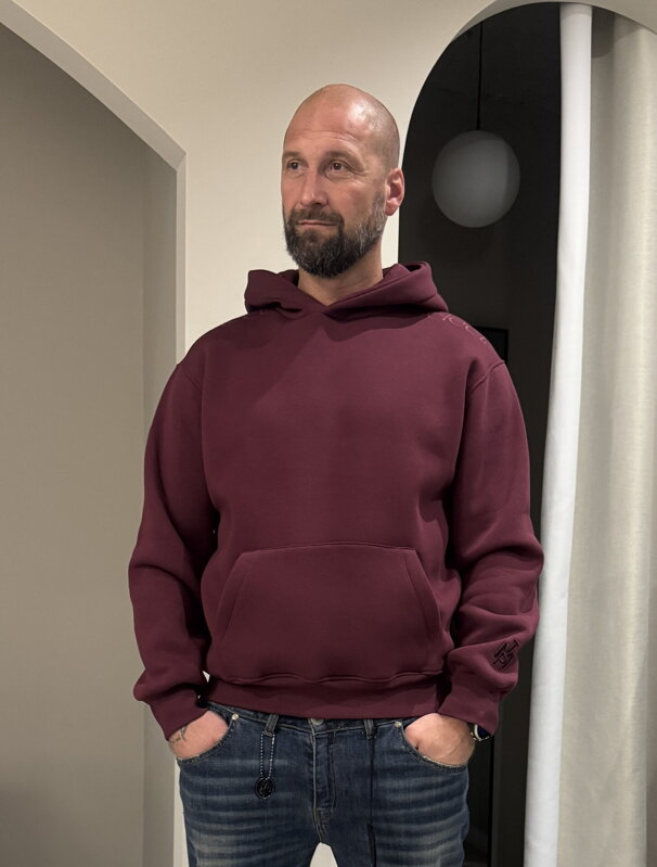 Bordová mikina SELECT