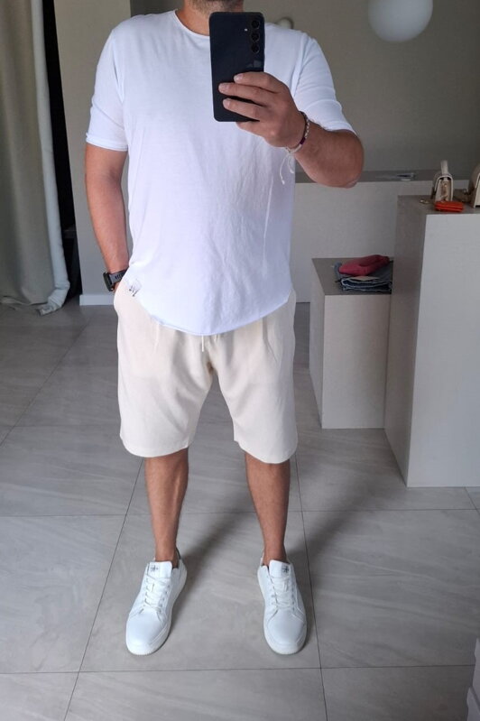 Pánske bermudy BEIGE